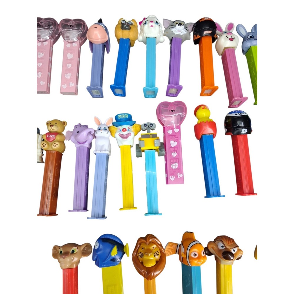 Large 50+ PEZ Dispenser Lot Disney Star Wars Lion King Nemo Marvel Vintage Mix - Picture 5 of 16